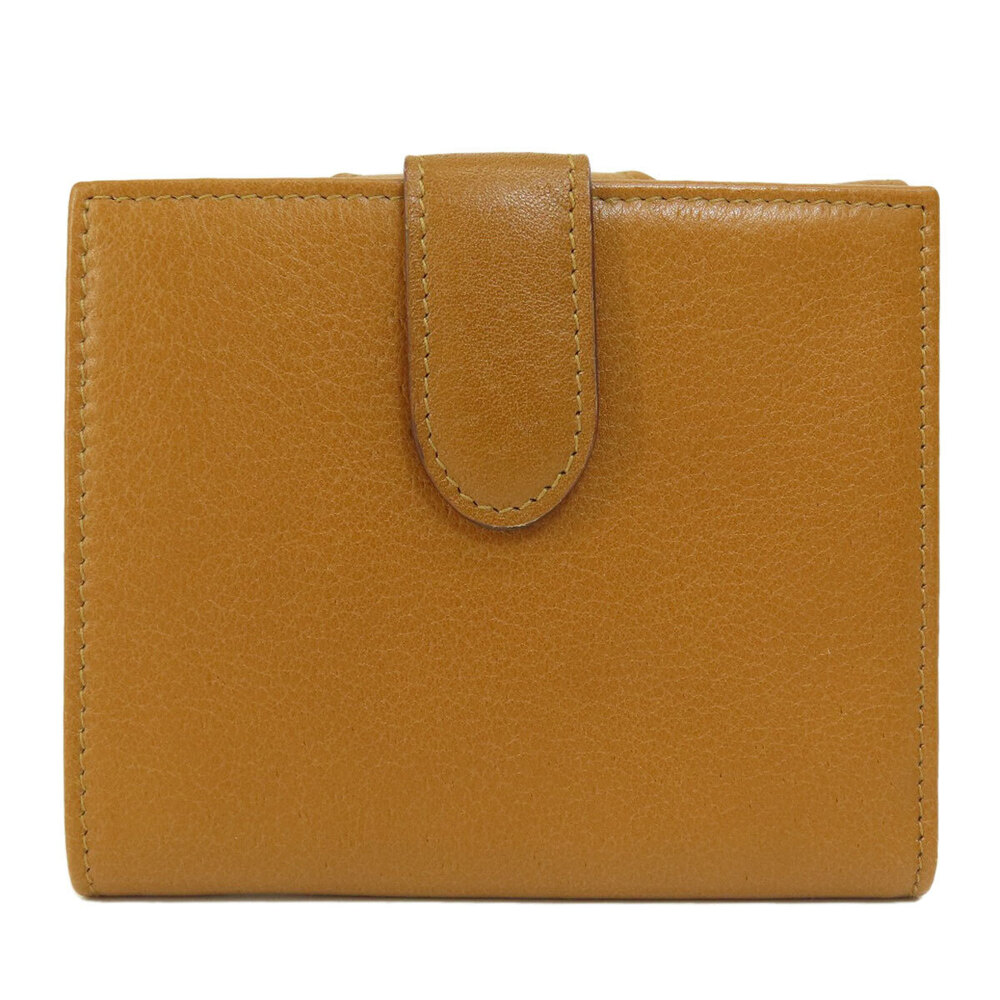 Salvatore Ferragamo leather Gancini bi fold Wallet Black